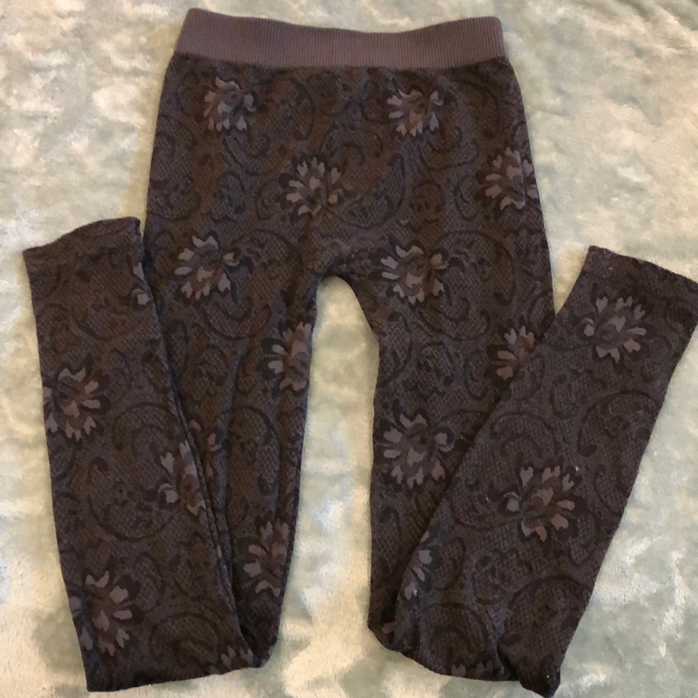 Tights with patten